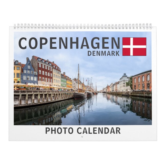 Copenhagen Denmark 2026 Calendar (Cover)