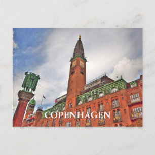Copenhagen Denmark Building Postcard