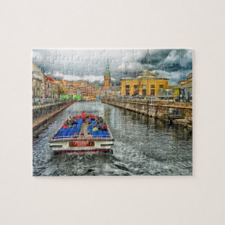 Copenhagen Denmark Canal Jigsaw Puzzle