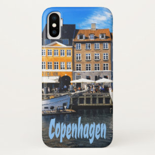Copenhagen Denmark Capital Canal Homes Nyhavn iPhone X Case