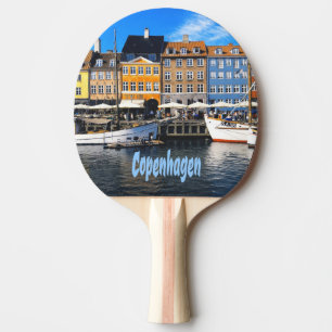 Copenhagen Denmark Capital Canal Homes Nyhavn Ping Pong Paddle