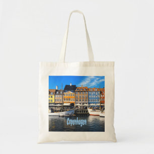 Copenhagen Denmark Capital Canal Homes Nyhavn Tote Bag