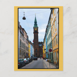 Copenhagen, Denmark, City Hall Postcard