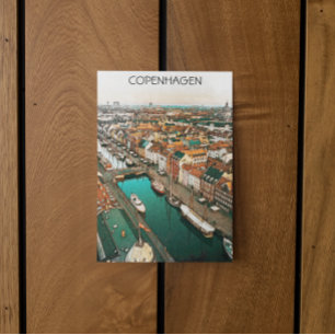 Copenhagen Denmark City View Postcard