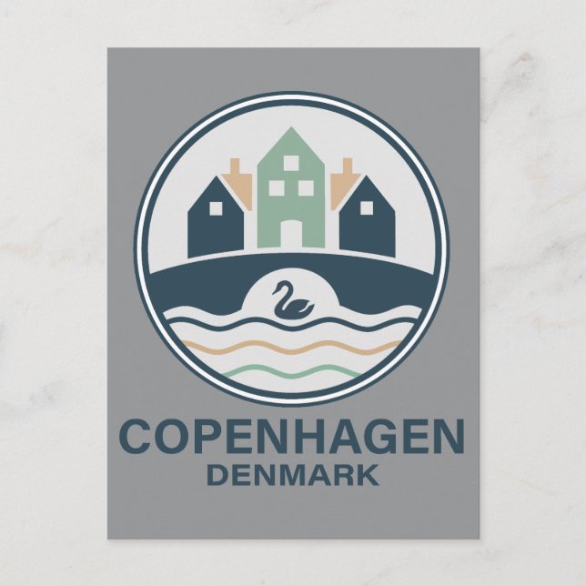 Copenhagen Denmark Europe Postcard (Front)
