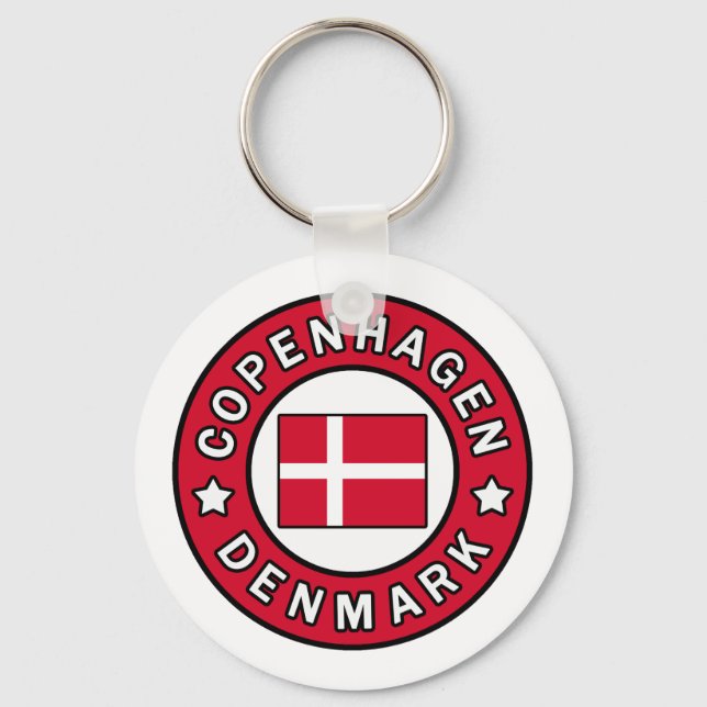 Copenhagen Denmark keychain (Front)
