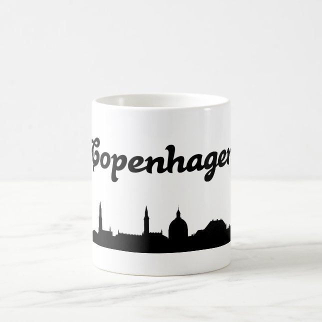 Copenhagen Denmark Landmark Gift Mug (Center)