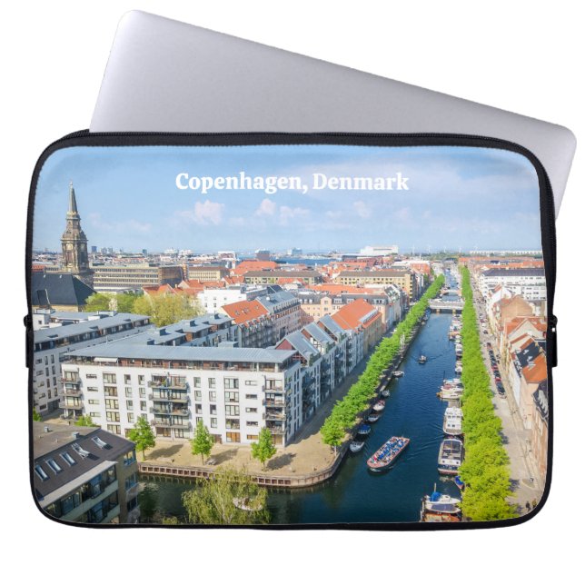 Copenhagen Denmark Laptop Sleeve (Front)