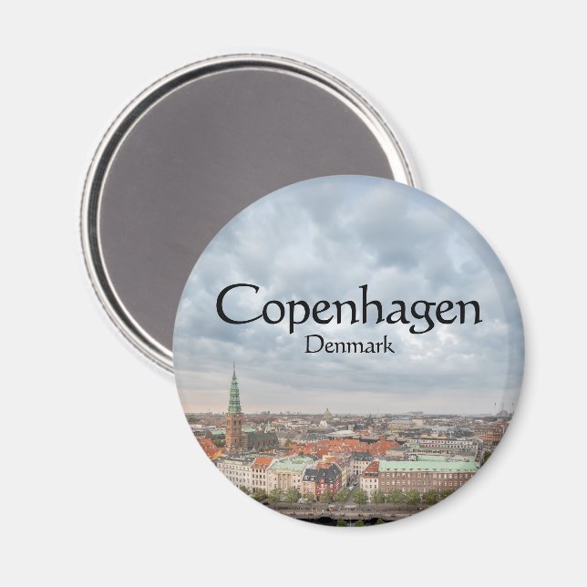 Copenhagen Denmark Magnet (Front/Back)