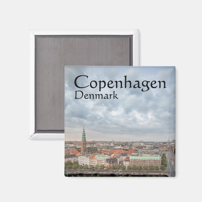 Copenhagen Denmark Magnet (Front/Back)