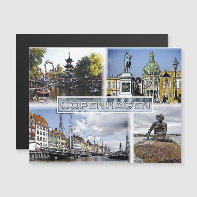 Copenhagen - Denmark - Mosaic - (Front/Back)