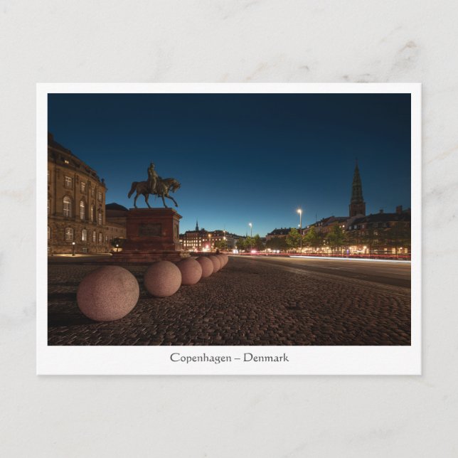 Copenhagen Denmark Postcard (Front)