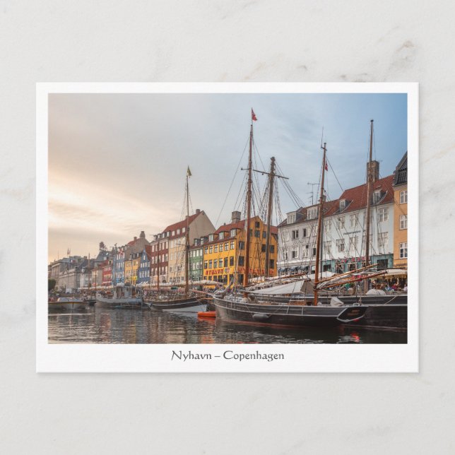 Copenhagen Denmark Postcard (Front)