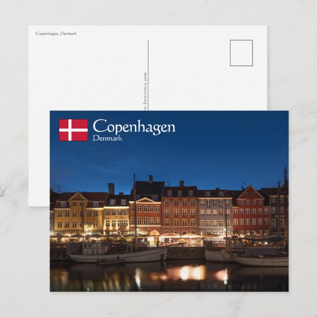 Copenhagen Denmark Postcard (Front/Back)