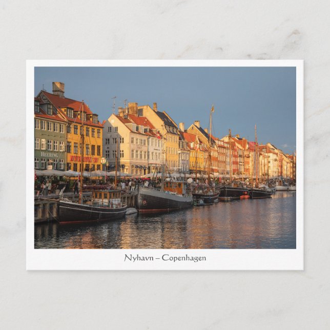 Copenhagen Denmark Postcard (Front)