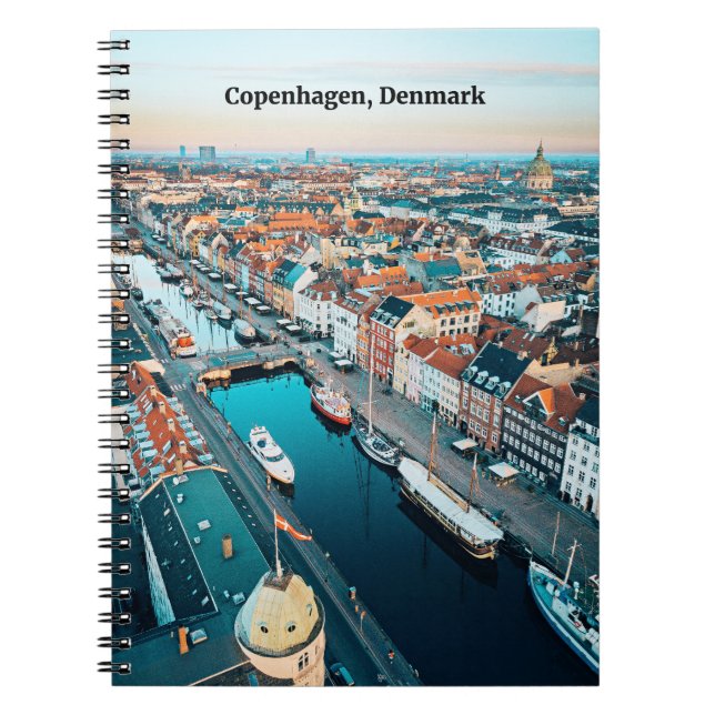 Copenhagen, Denmark scenic photograph Notebook (Front)