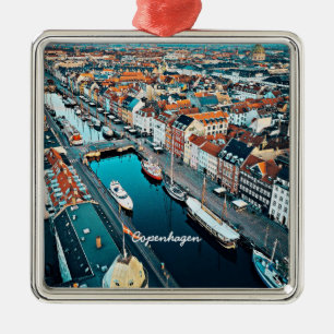 Copenhagen, Denmark scenic view Metal Ornament