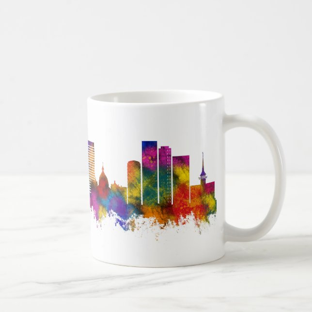 Copenhagen Denmark Skyline Coffee Mug (Right)