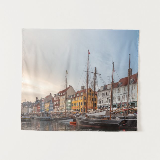 Copenhagen Denmark Tapestry (Front (Horizontal))