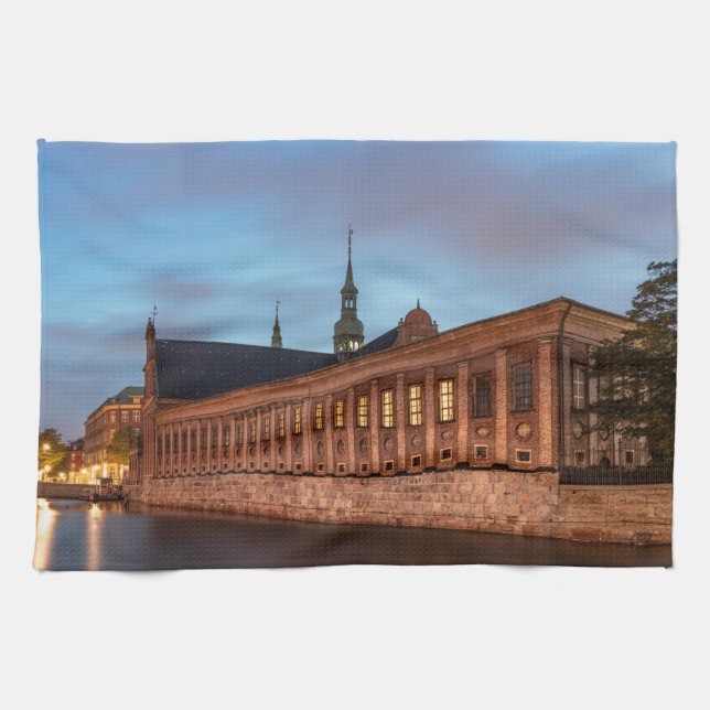 Copenhagen Denmark Tea Towel (Horizontal)