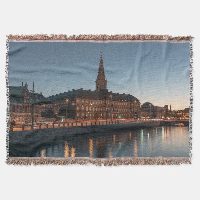 Copenhagen Denmark Throw Blanket (Front)