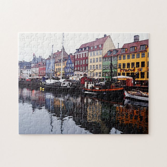 Copenhagen, Denmark Travel Photography Jigsaw Puzzle (Horizontal)
