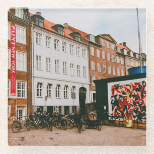 Copenhagen Exploring Glass Coaster