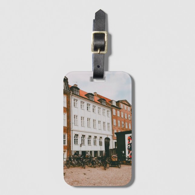 Copenhagen Exploring  Luggage Tag (Front Vertical)