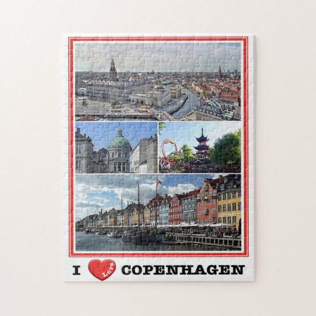 Copenhagen - jigsaw puzzle (Vertical)