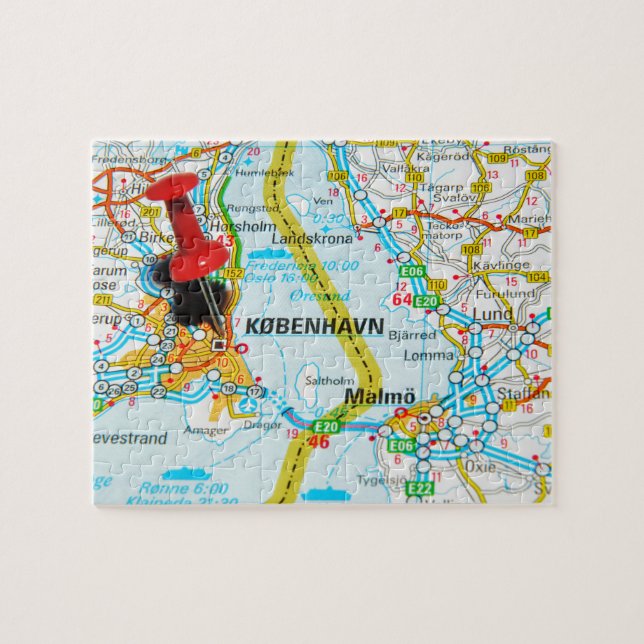 Copenhagen, København in Denmark Jigsaw Puzzle (Horizontal)