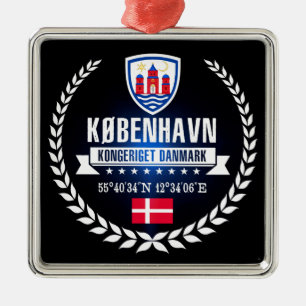 Copenhagen Metal Tree Decoration