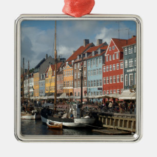 Copenhagen Nyhavn Metal Tree Decoration