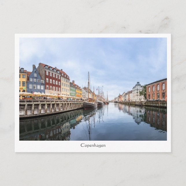 Copenhagen Nyhavn Postcard (Front)
