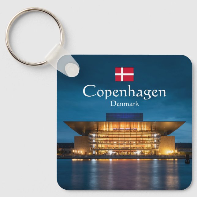 Copenhagen Opera House Key Ring (Front)
