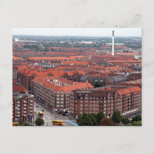 copenhagen red postcard