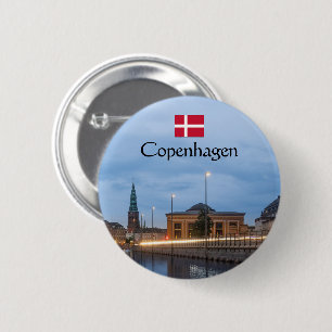Copenhagen Souvenir 6 Cm Round Badge