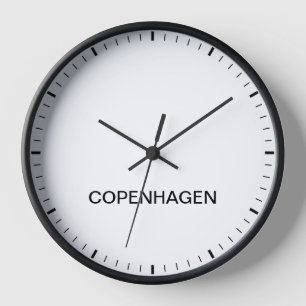 Copenhagen Time Zone Newsroom Clock