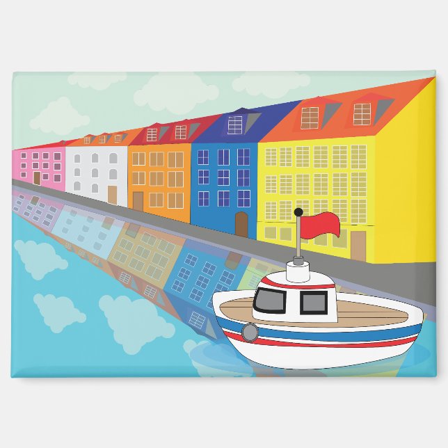 Copenhagen Waterfront District Magnet (Front)