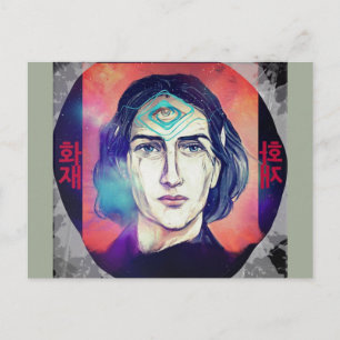 Copernicus a Fire Elf High Weirdness Postcard