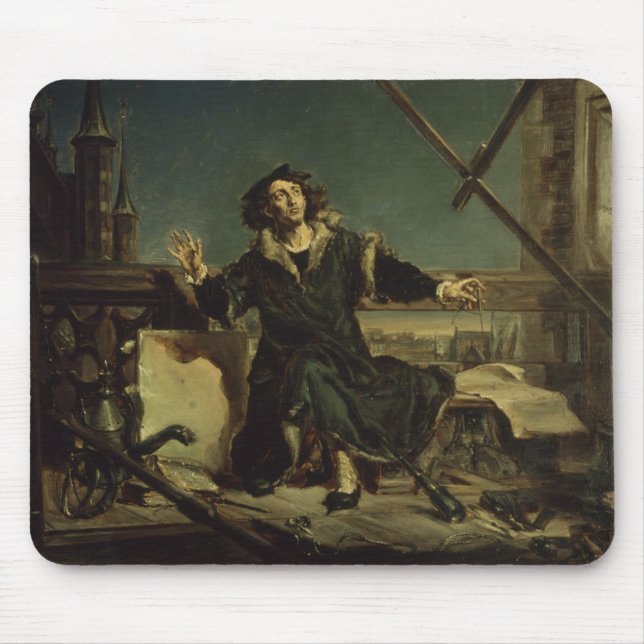Copernicus in the tower at Frombork Mouse Pad (Front)