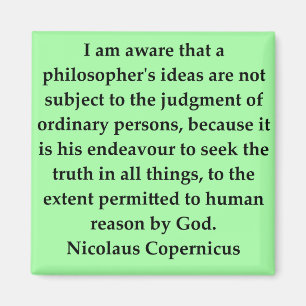 copernicus quote magnet