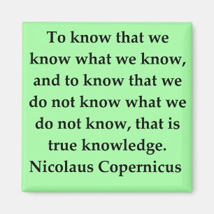 copernicus quote magnet