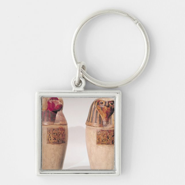 Copies of two New Kingdom canopic jars Key Ring (Front)