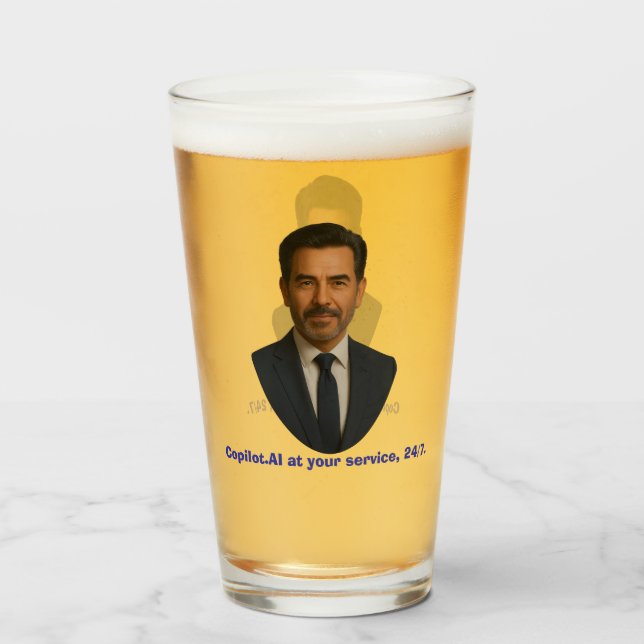 Copilot.AI at your service, 24/7. Glass (Front Filled)