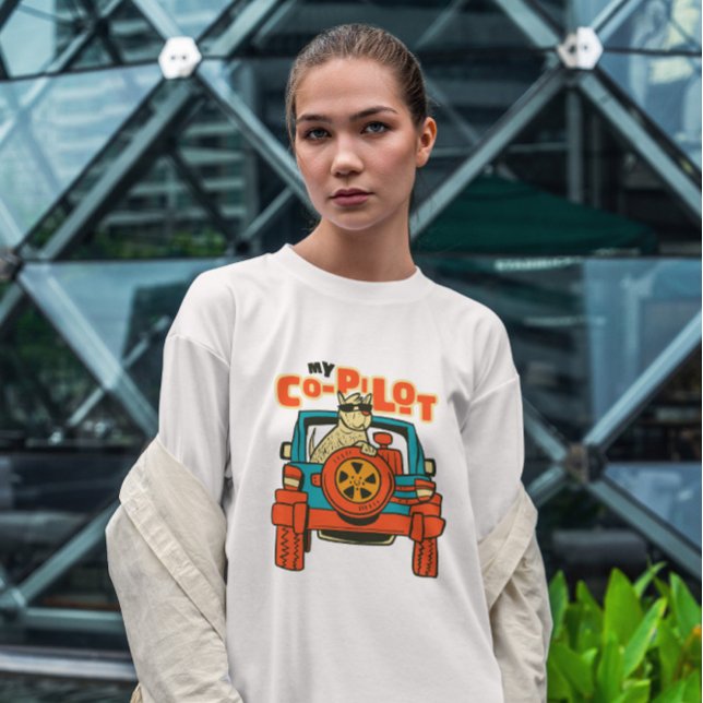 Copilot Dog In Car   T-Shirt (Creator Uploaded)