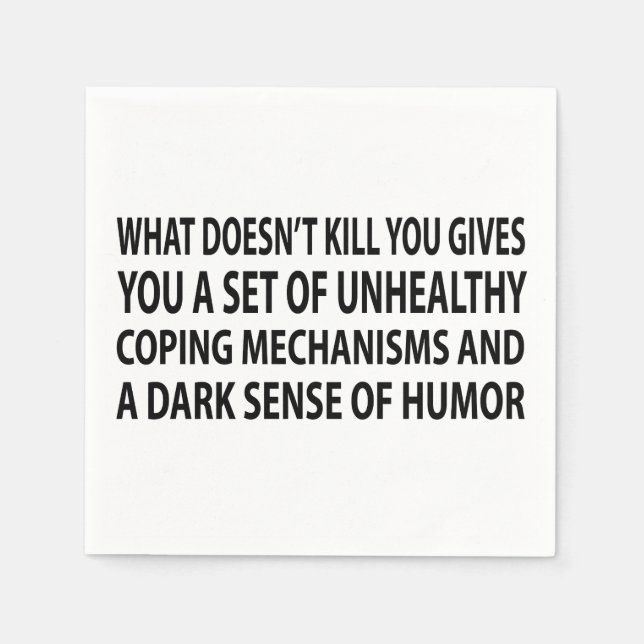 Coping Mechanisms Napkin (Front)
