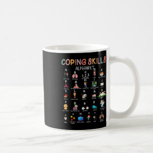 Coping Skills Alphabet Mental Health Awareness Cou Coffee Mug