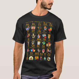 Coping Skills Alphabet Mental Health Awareness Cou T-Shirt