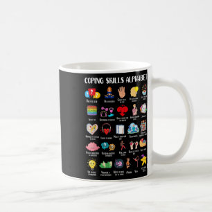 Coping Skills Alphabet Mental Health Awareness Edu Coffee Mug