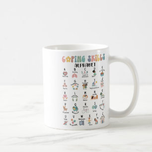Coping Skills Alphabet Mental Health Counsellors T Coffee Mug